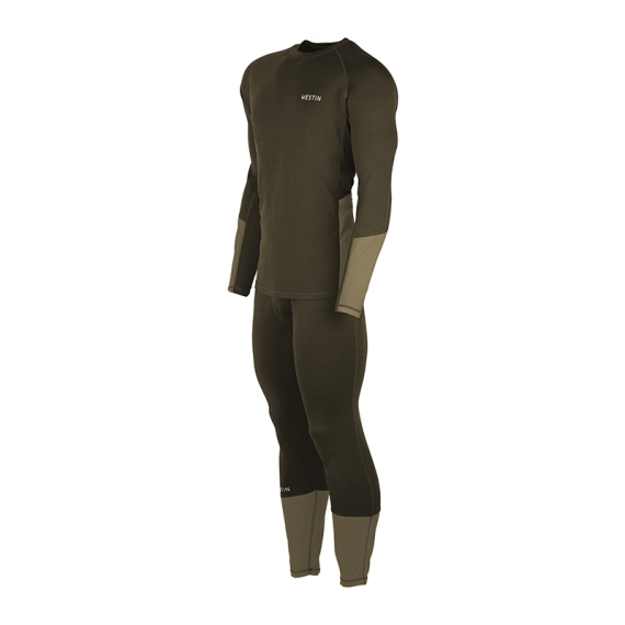 Westin Thermal Tech Baselayer Set Industrial Green in de groep Kleding & Schoenen / Kleding / Onderkleding & Ondergoed / Basislaag set bij Sportfiskeprylar.se (A286-1160-Sr)