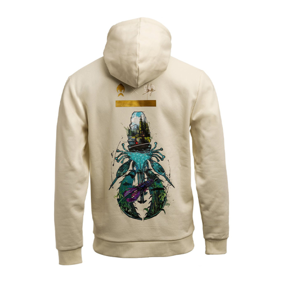 Westin Crecraw Hoodie Beige in de groep Kleding & Schoenen / Kleding / Truien / Hoodies bij Sportfiskeprylar.se (A314-1426-Sr)