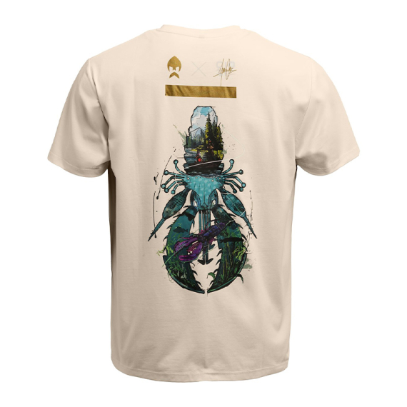 Westin Crecraw T-Shirt Beige in de groep Kleding & Schoenen / Kleding / T-shirts bij Sportfiskeprylar.se (A316-1426-Sr)