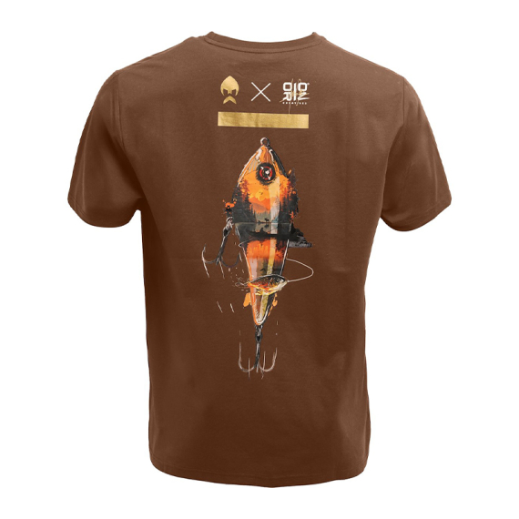 Westin Swimlure T-Shirt Dark Brown in de groep Kleding & Schoenen / Kleding / T-shirts bij Sportfiskeprylar.se (A317-1447-Sr)