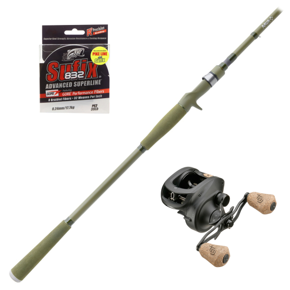 AAVA Flada 8\'3\'\' 50-180g Allround Pike Combo in de groep Combo\'s / Werpcombinaties / Baitcaster Set Snoek bij Sportfiskeprylar.se (AAVAFLADA13FCOMBO)