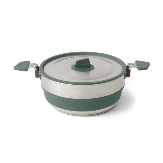 Sea To Summit Detour Stainless Steel Collapsible Pot 3L in de groep Outdoor / Camping Keuken & Keukengerei / Potten & Pannen / Potten bij Sportfiskeprylar.se (ACK026021-402002)