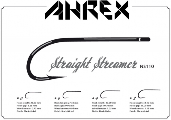 Ahrex NS110 - Streamer S/E #6 in de groep Haken & Terminal Tackle / Haken / Vliegvis bindhaken bij Sportfiskeprylar.se (ANS110-6)