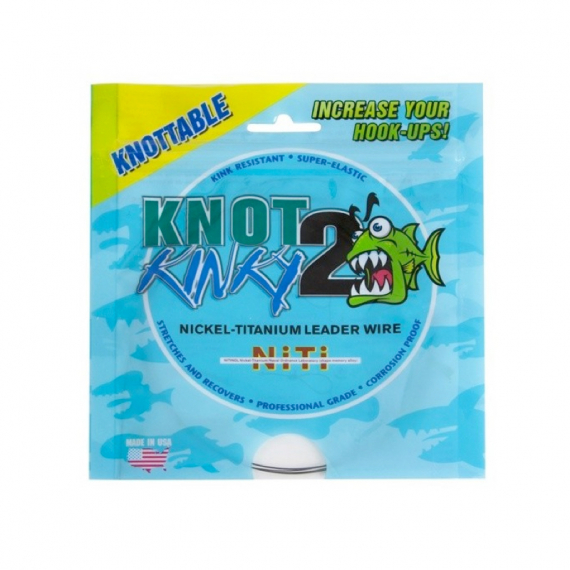 Knot 2 Kinky 1x1 Titanium 4,5m in de groep Haken & Terminal Tackle / Voor zeevissen en materiaal voor onderlijnen / Onderlijnmateriaal / Verenstaal bij Sportfiskeprylar.se (AQ-NT00815Cr)