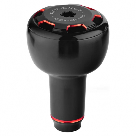 Gomexus 27mm Aluminum Reel Power Knob Black/Red in de groep Reels / Reel & Molen accessoires / Knoppen voor reels en molens bij Sportfiskeprylar.se (AS30BKRD)