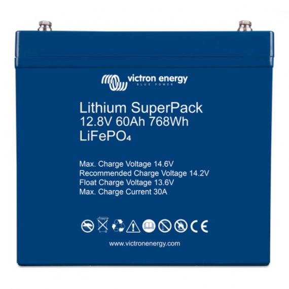 Victron Energy Lithium SuperPack 12,8V/60Ah in de groep Marine Elektronica & Boot / Batterijen & Opladers / Batterijen / Lithium batterijen bij Sportfiskeprylar.se (BAT512060705)