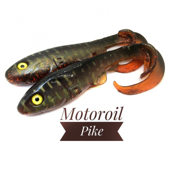 BoniBaits Happy Hybrid 24cm 57g - Motoroil Pike in de groep Kunstaas / Softbaits / Snoek Softbaits bij Sportfiskeprylar.se (BBHH29)