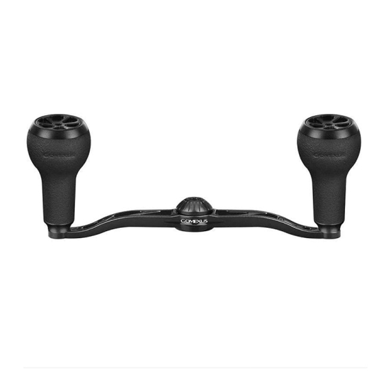 Gomexus 100mm Aluminum Handle for baitcasting Reel Black/Black in de groep Reels / Reel & Molen accessoires / Handgrepen voor reels en molens bij Sportfiskeprylar.se (BD100H27BKBK2r)