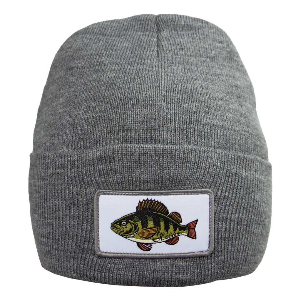 Hurricane Beanie Perch Patch Grey in de groep Kleding & Schoenen / Petten, mutsen en overig / Mutsen & Hoeden bij Sportfiskeprylar.se (BEA03)