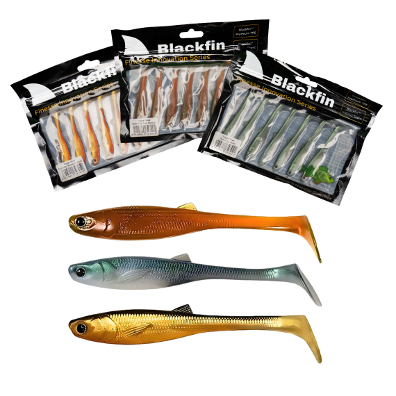 Blackfin Trigger Shad Bundle - Kunstaas - Kunstaaskits - Kunstaas Kits Baars
