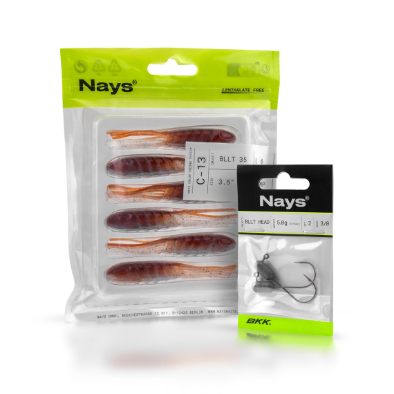 Nays BLLT Bundle in de groep Kunstaas / Softbaits / Soft Jerkbait & Pintails bij Sportfiskeprylar.se (BLLTBUNDLE)