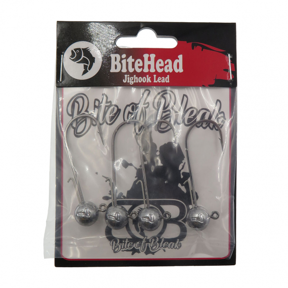 Bite Of Bleak Bitehead Lead - 7g 4/0 (4-pak) in de groep Haken & Terminal Tackle / Jigkoppen / Ronde jigkoppen bij Sportfiskeprylar.se (BOB-00-0310)