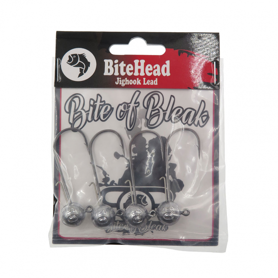 Bite Of Bleak Bitehead Lead - 10g 4/0 (4-pak) in de groep Haken & Terminal Tackle / Jigkoppen / Ronde jigkoppen bij Sportfiskeprylar.se (BOB-00-0313)