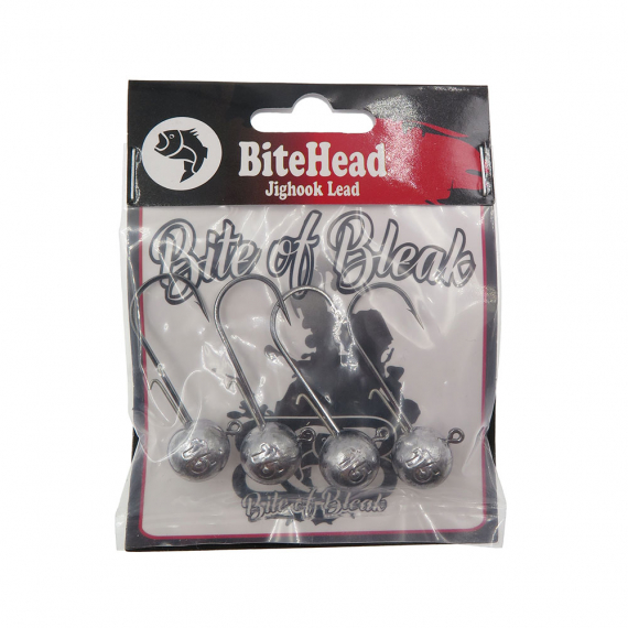 Bite Of Bleak Bitehead Lead - 15g 3/0 (4-pak) in de groep Haken & Terminal Tackle / Jigkoppen / Ronde jigkoppen bij Sportfiskeprylar.se (BOB-00-0315)