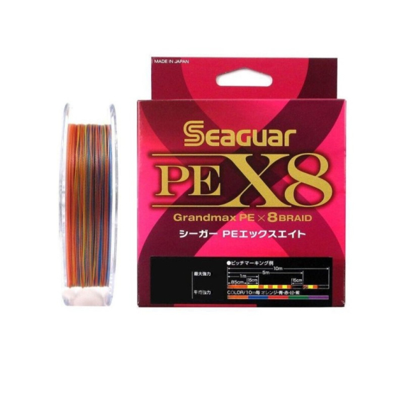 Seaguar PE X8 Grandmax 300m Multicolor in de groep Lijnen / Gevlochten Lijnen bij Sportfiskeprylar.se (BOB-00-SEAGUAR-00-0026r)