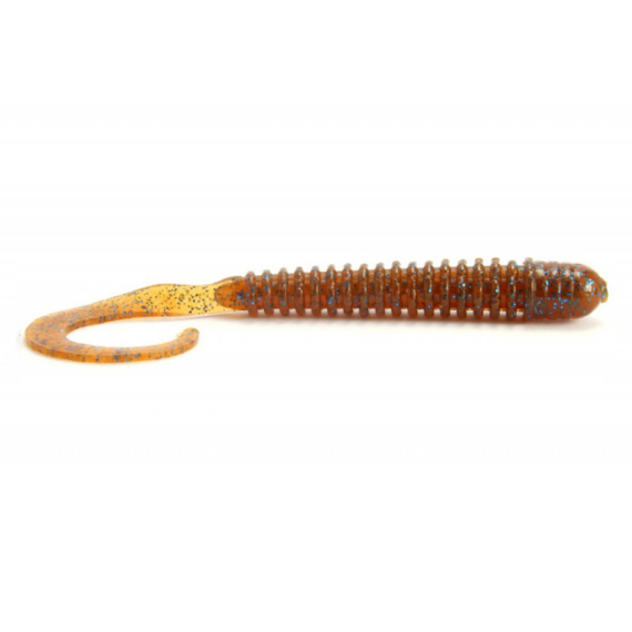 Noike Ring Curly 3\'\' 7,5cm (12-pack) - Cinnamon Blue Flake in de groep Kunstaas / Softbaits / Baars Softbaits & Snoekbaars Softbaits bij Sportfiskeprylar.se (BOB-NOIKE-0332)
