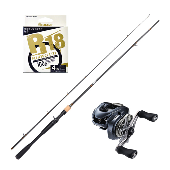 Bite Of Bleak Akakabuto Power Finess Casting LTD 6\'10 ML Fast 3-15g Aldebaran DC Combo in de groep Combo\'s / Werpcombinaties / Baars Werpkombinasjon bij Sportfiskeprylar.se (BOBAKAALDEBARANSET)