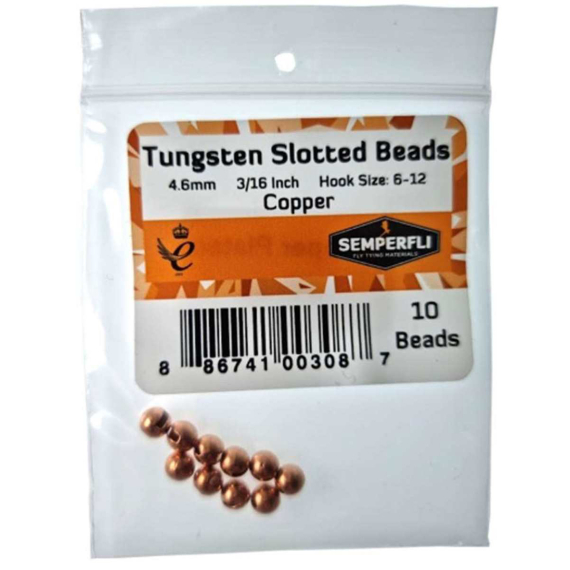 Semperfli Tungsten Slotted Beads 2mm - Copper in de groep Haken & Terminal Tackle / Vliegvis bindmateriaal / Vliegbindmateriaal / Cones bij Sportfiskeprylar.se (BTBD020CPR)