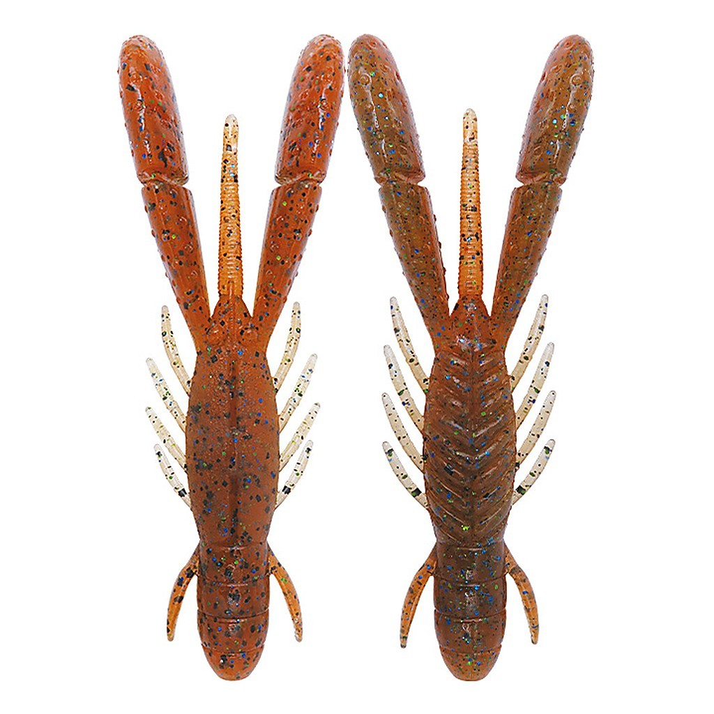 Bottom Up Bulls Hog 3'' - Boil Craw (7-pack) - Kunstaas - Softbaits - Baars Softbaits & Snoekbaars Softbaits
