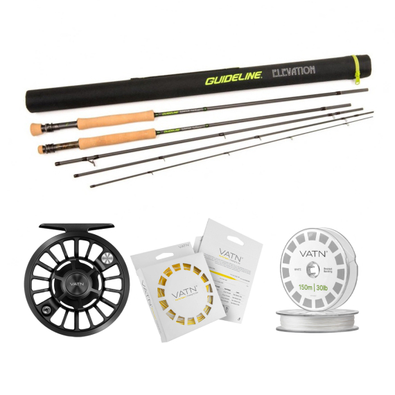 Guideline Elevation M2 Dry Fly+ Flugset 9\' - #6 in de groep Combo\'s / Vliegvis kits / Eenhandige vliegvissets bij Sportfiskeprylar.se (BUNDLE105315GL2026DRY)