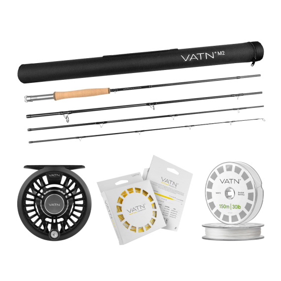 VATN M2 Dry Fly+ Flugset 9\' - #5 in de groep Combo\'s / Vliegvis kits / Eenhandige vliegvissets bij Sportfiskeprylar.se (BUNDLEVATNM29052026DRY)