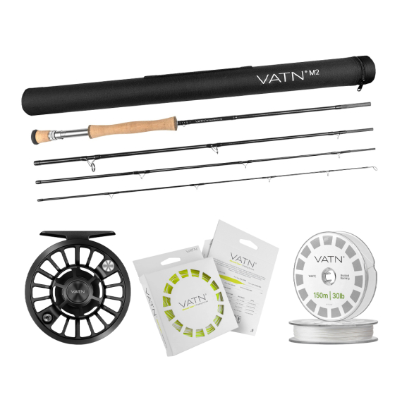 VATN M2 Allround Taper+ Flugset 9\' - #7 in de groep Combo\'s / Vliegvis kits / Eenhandige vliegvissets bij Sportfiskeprylar.se (BUNDLEVATNM29072026ART)
