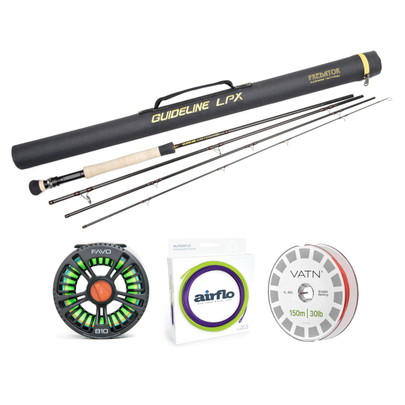 Guideline LPX Predator Streamer Combo - 9\' #6 in de groep Combo\'s / Vliegvis kits / Eenhandige vliegvissets bij Sportfiskeprylar.se (BUNDLE_106488GLAIRFLO)