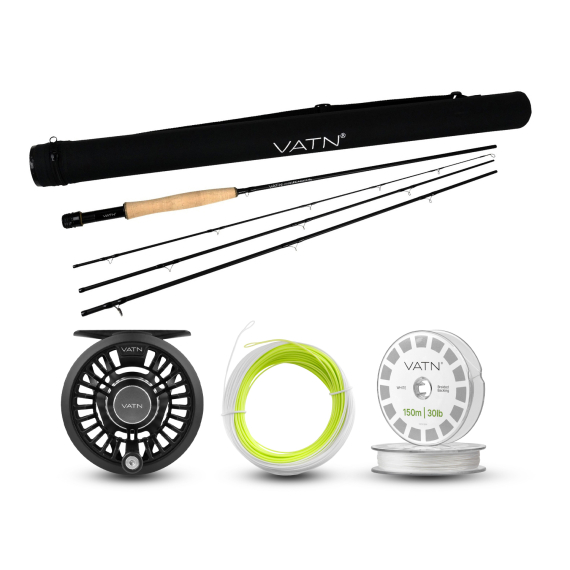 VATN M1 Allround Taper+ Flugset - 9\' #5 in de groep Combo\'s / Vliegvis kits / Eenhandige vliegvissets bij Sportfiskeprylar.se (BUNDLE_VATNST95_2026_ART)