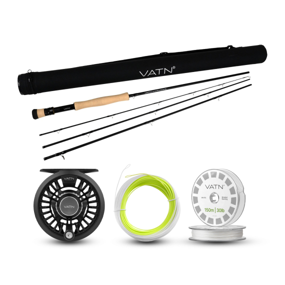 VATN M1 Allround Taper+ Flugset - 9\' #7 in de groep Combo\'s / Vliegvis kits / Eenhandige vliegvissets bij Sportfiskeprylar.se (BUNDLE_VATNST97_2026_ART)
