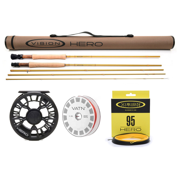 Vision Hero Outfit # 4 8\' in de groep Vismethoden / Vliegvissen / Vliegvis kits bij Sportfiskeprylar.se (BUNDLE_VHE4804P)