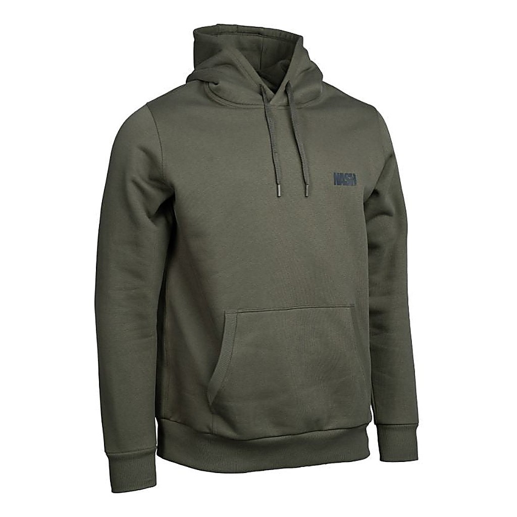 Nash Make It Happen Carp Logo Hoody Green in de groep Kleding & Schoenen / Kleding / Truien / Hoodies bij Sportfiskeprylar.se (C2252r)