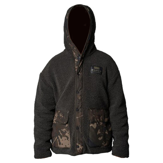 Nash ZT Sherpa Fleece Hoody in de groep Kleding & Schoenen / Kleding / Truien / Fleecetruien bij Sportfiskeprylar.se (C6450r)