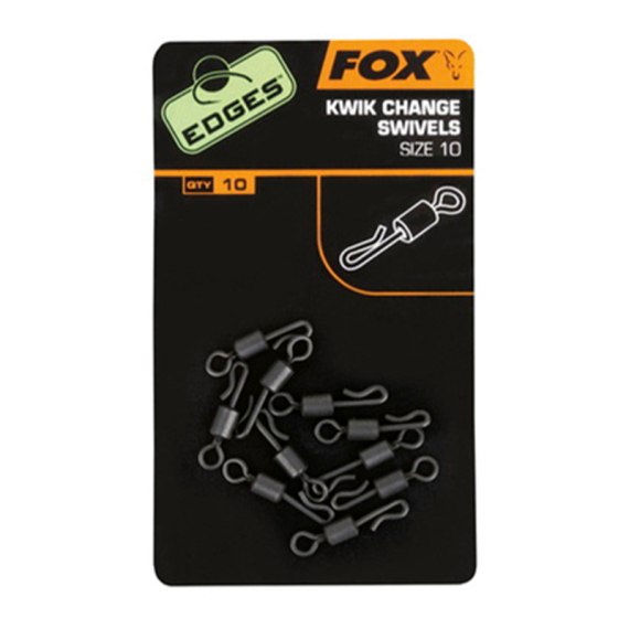 Fox Edges Kwik Change Swivels in de groep Haken & Terminal Tackle / Wartels / Enkele Wartels bij Sportfiskeprylar.se (CAC486r)