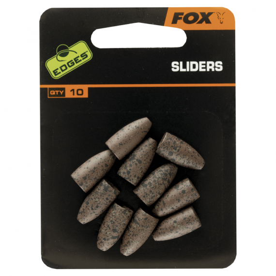 Fox Edges Sliders (10pcs) in de groep Haken & Terminal Tackle / Lood en gewichten / Bullet Weights bij Sportfiskeprylar.se (CAC537)