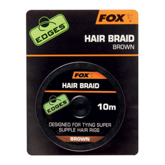 Fox Edges Hair Braid brown 10-pack in de groep Haken & Terminal Tackle / Rig Accessoires / Andere rig-accessoires bij Sportfiskeprylar.se (CAC565)