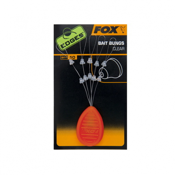 Fox Edges Bait Bungs 10pcs in de groep Haken & Terminal Tackle / Rig Accessoires / Boilie Stoppers bij Sportfiskeprylar.se (CAC687)