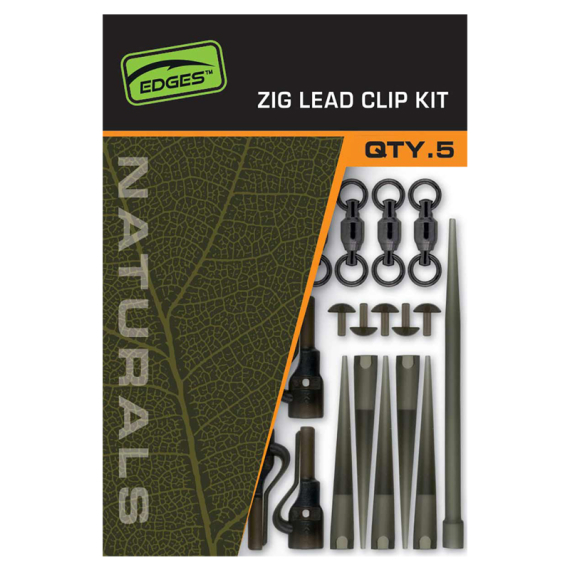 Fox Naturals Zig Lead Clip Kit in de groep Haken & Terminal Tackle / Rig Accessoires / Loop clips bij Sportfiskeprylar.se (CAC845)
