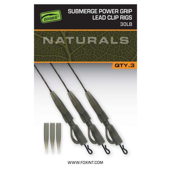 Fox Naturals Sub Power Grip Lead Clip in de groep Haken & Terminal Tackle / Rig Accessoires / Loop clips bij Sportfiskeprylar.se (CAC850r)