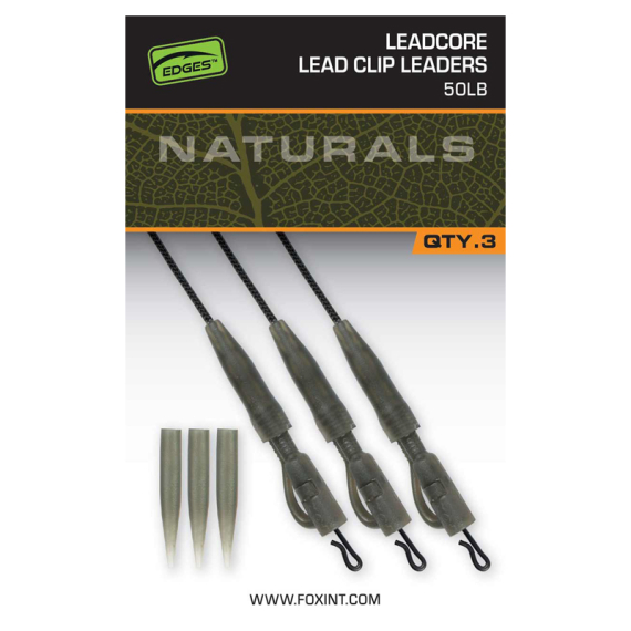 Fox Naturals Leadcore PG Lead Clip Leaders in de groep Haken & Terminal Tackle / Rig Accessoires / Loop clips bij Sportfiskeprylar.se (CAC852)