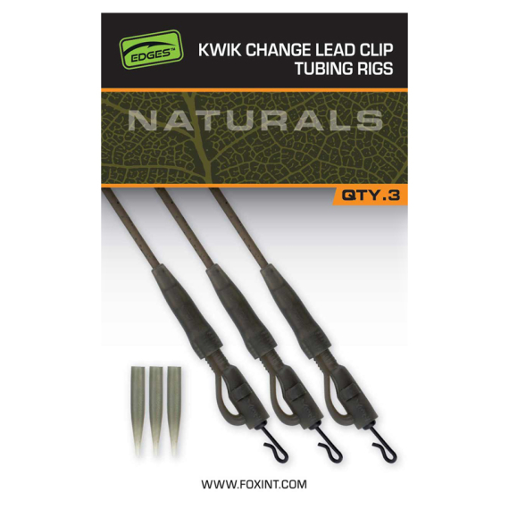Fox Edges Kwik Change Lead Clip Tubing Rigs in de groep Haken & Terminal Tackle / Rig Accessoires / Loop clips bij Sportfiskeprylar.se (CAC895)