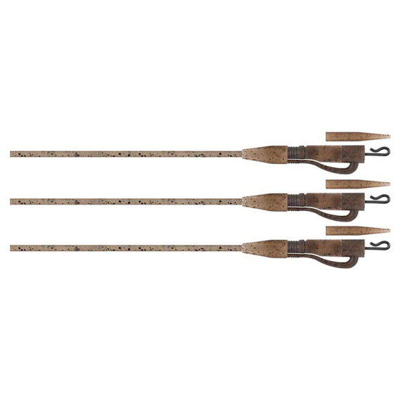 Fox Edges Naturals Tubing Leadclip Ready Rigs Size 7 3pcs in de groep Haken & Terminal Tackle / Rig Accessoires / Andere rig-accessoires bij Sportfiskeprylar.se (CAC917)