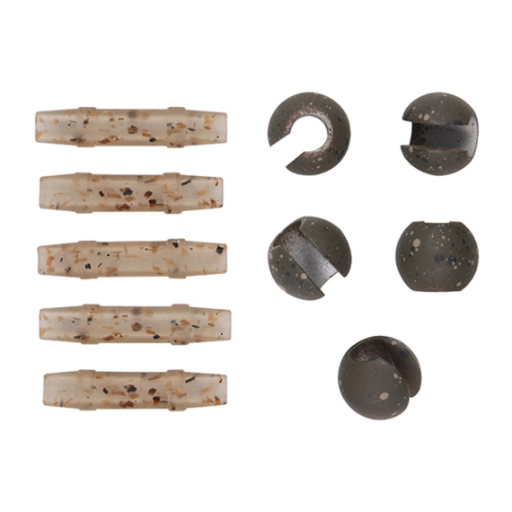 Fox Edges Tubing Tungsten Heli Bead Kit 5pcs in de groep Haken & Terminal Tackle / Rig Accessoires / Andere rig-accessoires bij Sportfiskeprylar.se (CAC942)