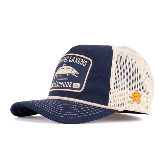 SQRTN Hoppande Laxen Trucker Cap, Navy in de groep bij Sportfiskeprylar.se (CAP-431-OSFA)