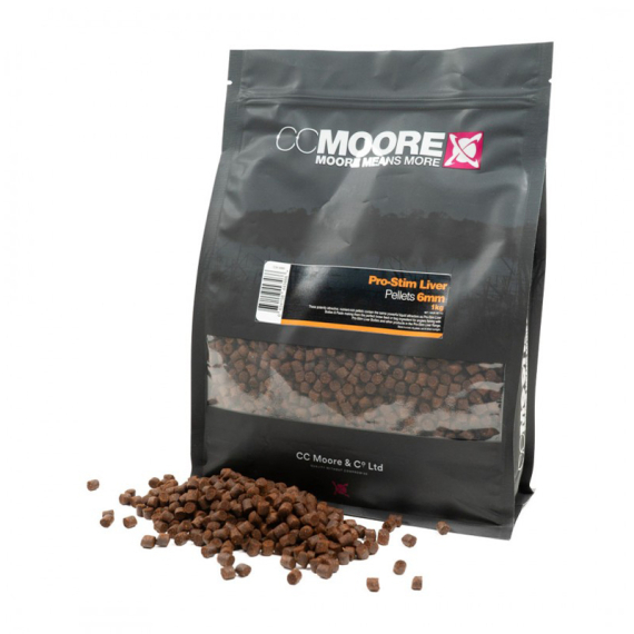 CC Moore Pro-Stim Liver Pellets in de groep Kunstaas / Boilies, Haakaas & Grondaas / Pellets bij Sportfiskeprylar.se (CCM-90893r)