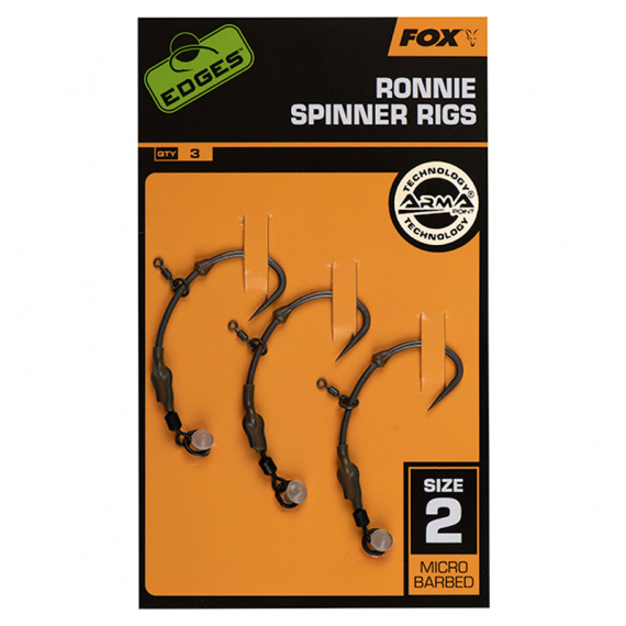 Fox Edges Ronnie Spinner Rigs in de groep Haken & Terminal Tackle / Kant-en-klare rigs / Specimen rigs bij Sportfiskeprylar.se (CCR186r)