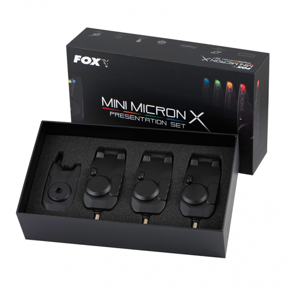 Fox Mini Micron X 3 Rod Set in de groep Gereedschappen en accessoires / Beetmelders en indicatoren / Beetmelders bij Sportfiskeprylar.se (CEI198)