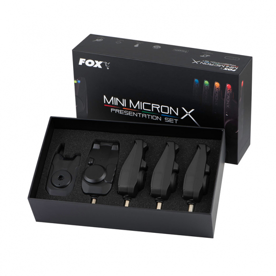 Fox Mini Micron X 4 Rod Set in de groep Gereedschappen en accessoires / Beetmelders en indicatoren / Beetmelders bij Sportfiskeprylar.se (CEI199)