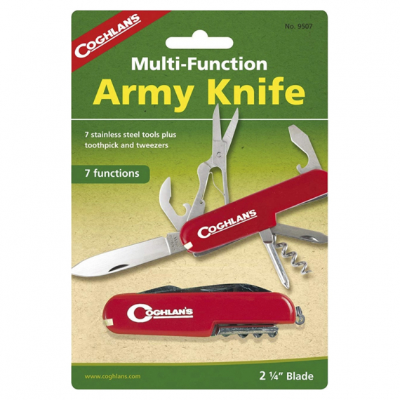 Coghlans Army Knife (7 Function) in de groep Gereedschappen en accessoires / Messen & Bijlen / Messen / Zakmessen bij Sportfiskeprylar.se (CG9507)