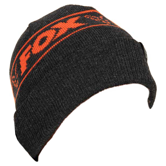 Fox Collection Beanie Black & Orange in de groep Kleding & Schoenen / Petten, mutsen en overig / Mutsen & Hoeden bij Sportfiskeprylar.se (CHH019)