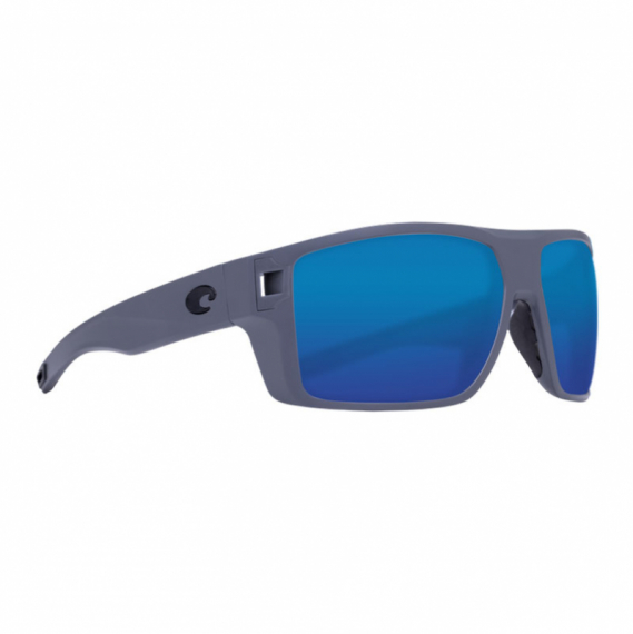 Costa DIEGO matte gray - blue mirror 580P in de groep Kleding & Schoenen / Brillen / Gepolariseerde zonnebrillen bij Sportfiskeprylar.se (CO-DGO98-OBMP)